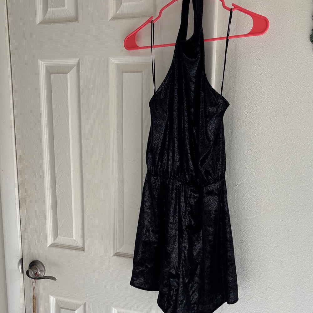 Lush Elegant Black Romper